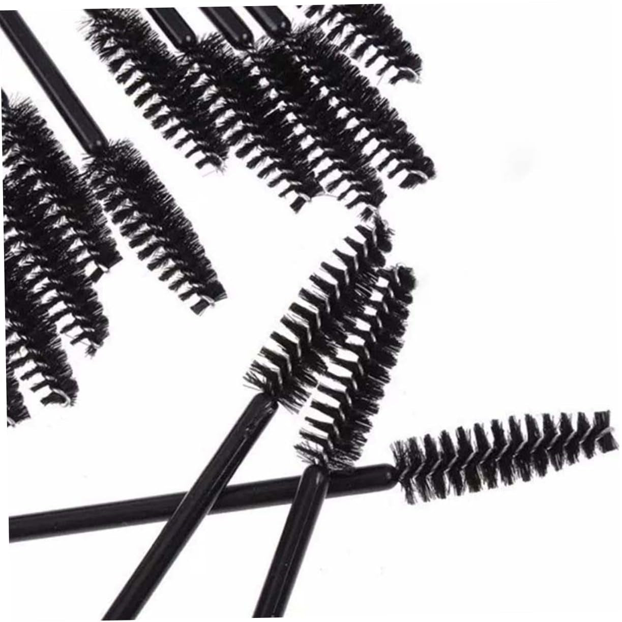 12Pcs Nylon Eyelash Brush Applicator Kit Mini Makeup Tool for Eyelash Extensions and Eyebrow Grooming Lightweight and Portable for Home Salon Use