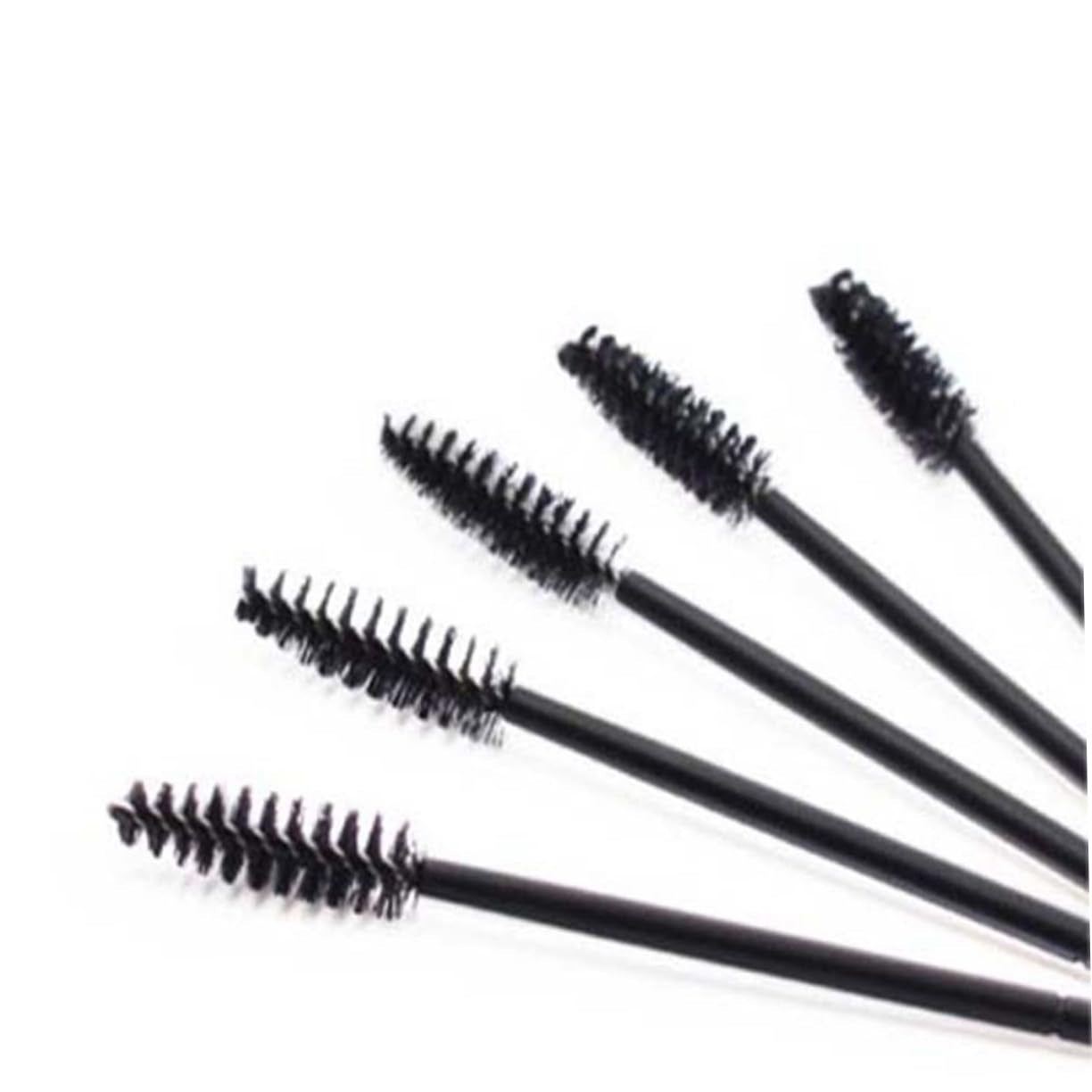 12Pcs Nylon Eyelash Brush Applicator Kit Mini Makeup Tool for Eyelash Extensions and Eyebrow Grooming Lightweight and Portable for Home Salon Use