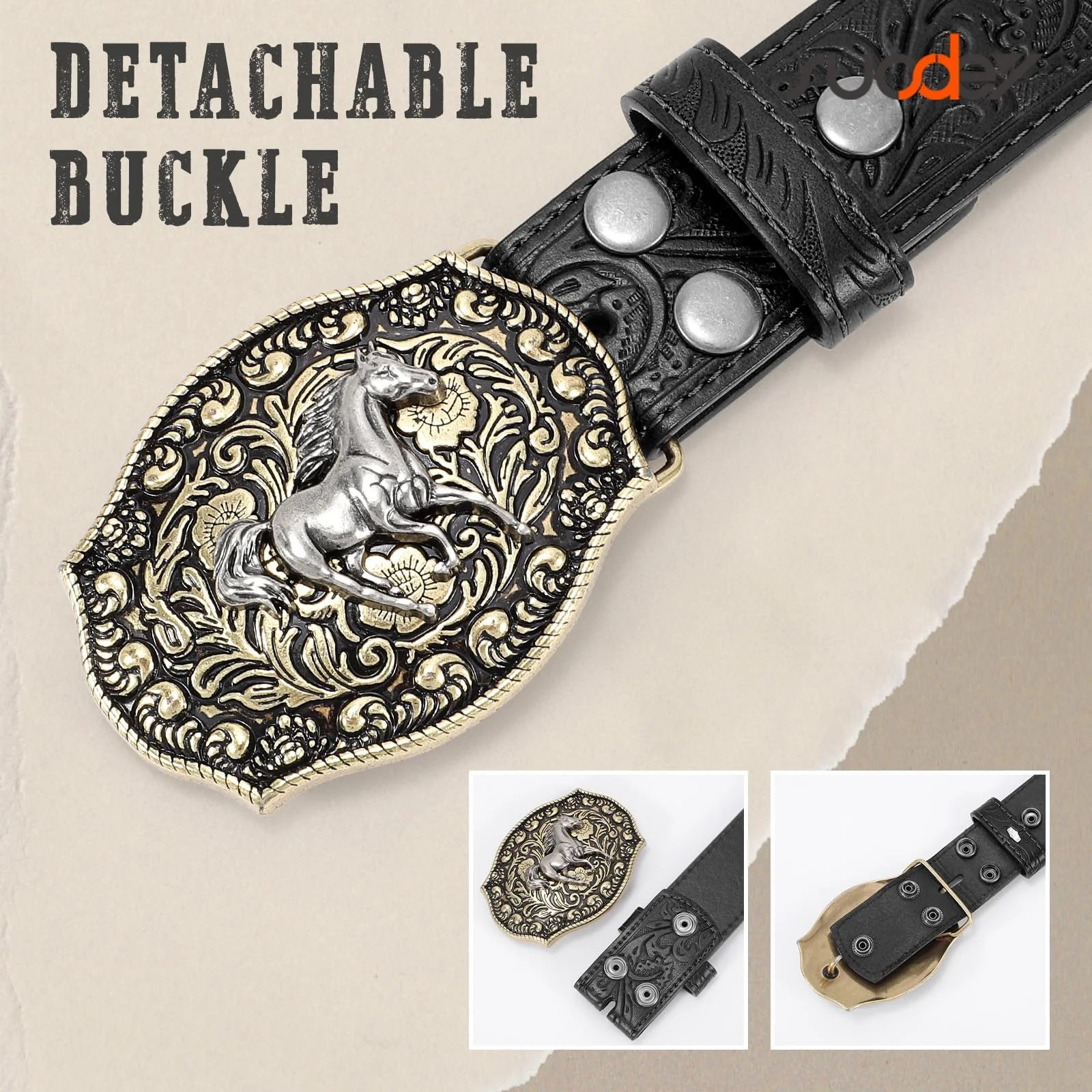 Cowboy Belts for Men Women Western Belts Cowgirl Embossed Belt Country Belts for Jeans Christmas Gifts