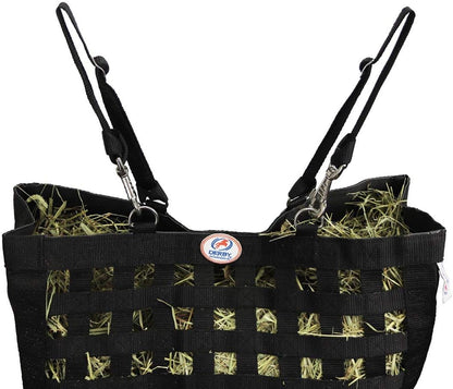 Ultra Slow Feeder Horse Hay Bag with Super Tough Bottom and 6 Month Warranty