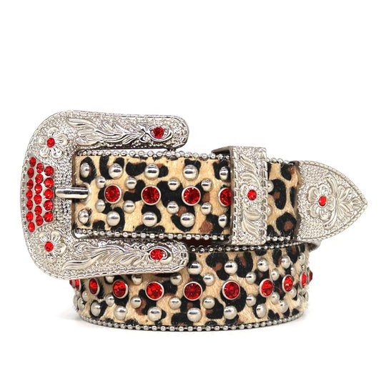 Studded Elastic Waist Accessories Men's Women's Fashionable Designer Luxury Pants High Quality Rhinestone Diamond Alloy Bb Belts