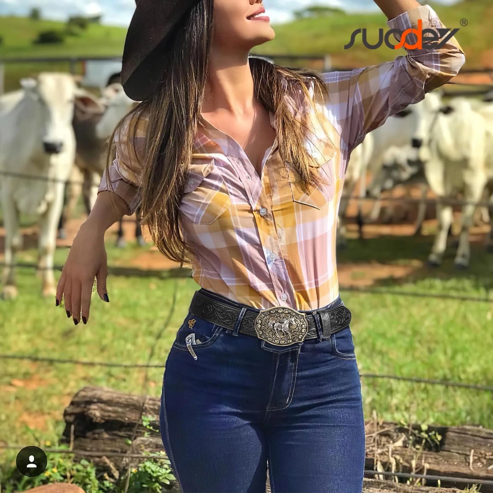Cowboy Belts for Men Women Western Belts Cowgirl Embossed Belt Country Belts for Jeans Christmas Gifts